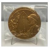 Est. $100.00 - $199.00 2014 US Mint Special Service Force Commemorative 3" Bronze Medal With Box And Stand (New In Factory Sealed Bag) Est. $100.00 - $199.00 2014 US Mint Special Service Force Commemorative 3" Bronze Medal With Box And Stand (New In Factory Sealed Bag)