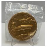 Est. $100.00 - $199.00 2014 US Mint Doolittle Tokyo Raiders  Commemorative 3" Bronze Medal With Box And Stand (New In Factory Sealed Bag) Est. $100.00 - $199.00 2014 US Mint Doolittle Tokyo Raiders  Commemorative 3" Bronze Medal With Box And Stand (New In Factory Sealed Bag)