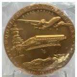 Est. $100.00 - $199.00 2014 US Mint Doolittle Tokyo Raiders  Commemorative 3" Bronze Medal With Box And Stand (New In Factory Sealed Bag) Est. $100.00 - $199.00 2014 US Mint Doolittle Tokyo Raiders  Commemorative 3" Bronze Medal With Box And Stand (New In Factory Sealed Bag)