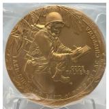 Est. $100.00 - $199.00 2014 US Mint LAKE SUPERIOR Band Of Fond Du Lac Chippewa Code Talkers  Commemorative 3" Bronze Medal With Box And Stand (New In Factory Sealed Bag) Est. $100.00 - $199.00 2014 US Mint LAKE SUPERIOR Band Of Fond Du Lac Chippewa Code Talkers  Commemorative 3" Bronze Medal With Box And Stand (New In Factory Sealed Bag)