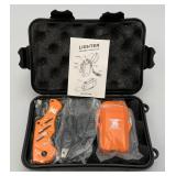NRA Survival Kit Electric Torch Flashlight Multi Function Charging Cable And Knife In Water Proof Case (New) NRA Survival Kit Electric Torch Flashlight Multi Function Charging Cable And Knife In Water Proof Case (New)
