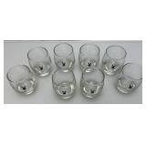 8 Vintage Original Playboy Club Bunny Logo "Lowball" Whiskey Drinking Glasses 8 Vintage Original Playboy Club Bunny Logo "Lowball" Whiskey Drinking Glasses