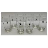 8 Vintage Original Playboy Club Bunny Logo "Highball" Cocktail Drinking Glasses 8 Vintage Original Playboy Club Bunny Logo "Highball" Cocktail Drinking Glasses