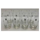 8 Vintage Original Playboy Club Bunny Logo "Highball" Cocktail Drinking Glasses 8 Vintage Original Playboy Club Bunny Logo "Highball" Cocktail Drinking Glasses