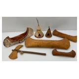 Vintage Birch Bark Collectibles Vintage Birch Bark Collectibles