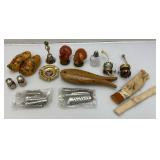 Misc. Small Collectibles Including Hand Carved Wooden Fish Nut Cracker, Salt And Pepper Shakers And More Misc. Small Collectibles Including Hand Carved Wooden Fish Nut Cracker, Salt And Pepper Shakers And More