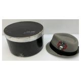 Vintage Hat With Skull Design And Box (Bottom Beat Up) Vintage Hat With Skull Design And Box (Bottom Beat Up)