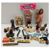 Misc. Vintage Collectibles Including Cast Iron Door Knocker And More Misc. Vintage Collectibles Including Cast Iron Door Knocker And More
