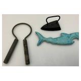 Misc. Vintage Collectibles Including Cast Iron Door Knocker And More Misc. Vintage Collectibles Including Cast Iron Door Knocker And More