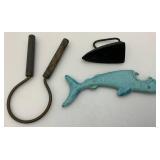 Misc. Vintage Collectibles Including Cast Iron Door Knocker And More Misc. Vintage Collectibles Including Cast Iron Door Knocker And More