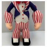 Vintage POPEYE Uncle Sam Plush Figure 14" & Olive Oil Plush 6" Vintage POPEYE Uncle Sam Plush Figure 14" & Olive Oil Plush 6"
