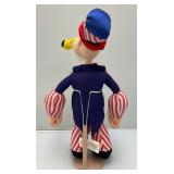 Vintage POPEYE Uncle Sam Plush Figure 14" & Olive Oil Plush 6" Vintage POPEYE Uncle Sam Plush Figure 14" & Olive Oil Plush 6"