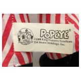 Vintage POPEYE Uncle Sam Plush Figure 14" & Olive Oil Plush 6" Vintage POPEYE Uncle Sam Plush Figure 14" & Olive Oil Plush 6"