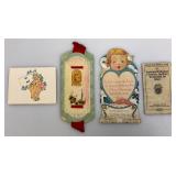 Vintage Collectible Paper Items Including Valentines, Christmas Cards And more Vintage Collectible Paper Items Including Valentines, Christmas Cards And more