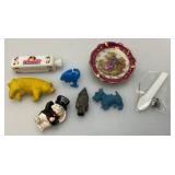 Misc. Miniature Vintage Collectibles Including Pin Cushions  And More Misc. Miniature Vintage Collectibles Including Pin Cushions  And More
