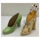 Misc. Miniature Vintage Collectibles Including Pin Cushions  And More Misc. Miniature Vintage Collectibles Including Pin Cushions  And More