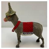 Vintage Weighted Head Flock Donkey With Tequila Sauza Advertisement (Missing One Ear) Vintage Weighted Head Flock Donkey With Tequila Sauza Advertisement (Missing One Ear)