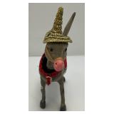 Vintage Weighted Head Flock Donkey With Tequila Sauza Advertisement (Missing One Ear) Vintage Weighted Head Flock Donkey With Tequila Sauza Advertisement (Missing One Ear)