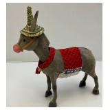 Vintage Weighted Head Flock Donkey With Tequila Sauza Advertisement (Missing One Ear) Vintage Weighted Head Flock Donkey With Tequila Sauza Advertisement (Missing One Ear)