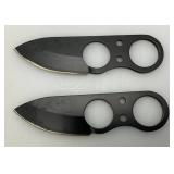 Mini Stainless Steel Blade Self Defense Skeleton Neck Knives With Nylon Sheath Mini Stainless Steel Blade Self Defense Skeleton Neck Knives With Nylon Sheath