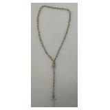 Antique Italian Style Silver Filigree Rosary And Holder Antique Italian Style Silver Filigree Rosary And Holder