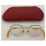 Vintage 12Kt GF Glasses And Cat Glasses 1=  46 Aluminum Stamped Vintage 12Kt GF Glasses And Cat Glasses 1=  46 Aluminum Stamped