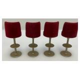 Mid-Century Miniature Bar Stool Salesman Samples 3 1/4" Tall Mid-Century Miniature Bar Stool Salesman Samples 3 1/4" Tall