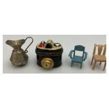 Misc. Vintage Collectibles Including Coa-Cola, Trinket Boxes And More Misc. Vintage Collectibles Including Coa-Cola, Trinket Boxes And More