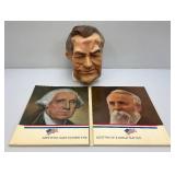 Presidential Halloween Mask & The Presidents Individual Award Winning Portraits Of All The Presidents With Detailed  Historical References Presidential Halloween Mask & The Presidents Individual Award Winning Portraits Of All The Presidents With Detailed  Historical References