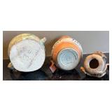 LR - Collection of Handmade Pottery Vessels and Bowls
