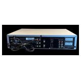 LR - Go Video Sonic Blue DVD VHS Dual Deck Player Model: DVR4175