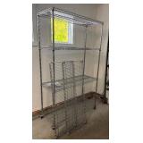G - Six Shelf Metal Storage Rack on Casters