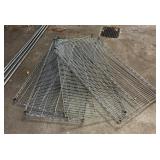 G - 4-Shelf Metal Wire Shelving Unit with Casters