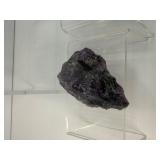 Amethyst Geode lot of 3: heart geode 328 gm./11.6 oz., geode piece 122 gm/4.3 oz., raw point 42 gm./1.5 oz.