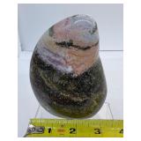 Ocean Jasper Freeform-658 gm, 1# 7.2 ounces, rare color pink, mined out