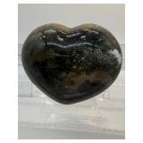 Ocean Jasper Polished Misc. Lot of 3: Heart 466gm/1 lb., Generator/tower 259gm/9.1oz., Palmstone with pink 153gm/5.4oz.
