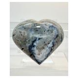 Ocean Jasper Polished Lot of 3: Generator 381 gm./13.4 oz., Heart 339 gm./12 oz., Heart 173 gm./6.1 oz.