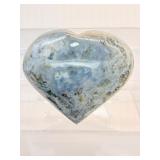 Ocean Jasper Polished Lot of 3: Generator 381 gm./13.4 oz., Heart 339 gm./12 oz., Heart 173 gm./6.1 oz.