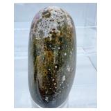 Ocean Jasper Lot of 3 large gallots: 163 gm./5.7 oz., 162 gm./5.7 oz./ 113 gm./4 oz.