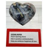 Stunning Ocean Jasper Heart: 332gm./11.7oz.