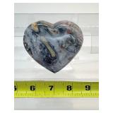 Stunning Ocean Jasper Heart: 332gm./11.7oz.