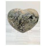Ocean Jasper Polished Hearts Lot of 5: 287 gm./10 oz., 240 gm./8.5 oz., 107 gm./3.8 oz., 89 gm./3.1 oz., 39 gm./1.4 oz. Total Lot Weight: 3/4 kilo/1.7 lb.: