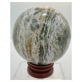 Ocean Jasper Sphere 1.45 kilo/3 lb.3 oz.