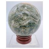 Ocean Jasper Sphere 1.45 kilo/3 lb.3 oz.