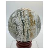 Ocean Jasper Sphere 1.45 kilo/3 lb.3 oz.