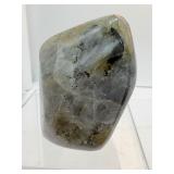 Labradorite Polished Lot of 2 Freeforms: 479 gm./1 lb., 309 gm./11 oz.