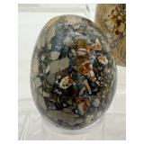 Ibis Jasper Polished Lot of 3: Freeform 496 gm./1 lb., Egg 343 gm./12 oz., and Tumble 89 gm./3.1 oz.