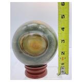 Polychrome Jasper Sphere 100mm, 3 lbs., 1.5 kilo