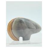 Polychrome Jasper Polished Lot of 3: Zuni Bear 181 gm./6.4 oz, Freeform 486 gm./1 lb.and Mushroom 157 gm./5.5 oz.