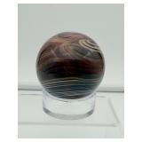 Sardonyx sphere 56mm, 248 gm./8.6oz.